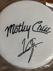 Motley Crue Signed Jsa Vince Neil Drumhead Sheet Music Tommy Lee Nikki Sixx Book