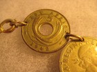 Vintage East Africa  Kenya  Uganda  1942  Coin Jewelry  Bracelet