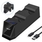 For Ps4 Playstation4 Controller Dual Usb Charger Led Dock Station Charging Stand