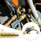 Mega Flow Vacuum Rated Valve Core Removal Tool     1 4   System Connection