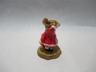 Wee Forest Folk No Peeking  Christmas Red Dress Fur Trim - 2002 Ltd Ed Wff Box