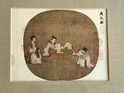 Antique Japanese Woodblock Print Song Of Dynasty Women   Children Washing