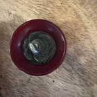 Large Vintage Button Metal Rose Flower Attached 1 25   
