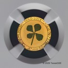 2026 Cook Islands  10 Good Luck - 4 Leaf Clover - Ngc Pf70 First Release