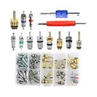 102 Piece R12 R134a Ac Valve Core Service Kit - Copper Components  Dual-head