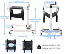 Patient Lift Transfer Chair Wheelchair  For Home Portable Lift Bedside Commode