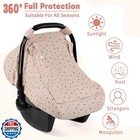 Car Seat Cover Baby  Hnhuaming Muslin Cotton Carseat Covers For Babies Girls 