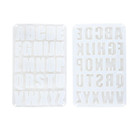 1 Pc Silicone Alphabet Mold 3d Letter Epoxy Candle Soap Diy Mold