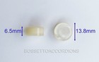 Accordion Buttons Pearl White 13 8 X 6 5  mm 