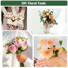 Floral Arrangement Kit With Green Tape Wire Boutonniere Flower Pin Wire Cutter 