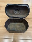 Antique Indo-persian Style  Copper Brass Spice Box With Finial 8  X 5 3 4 