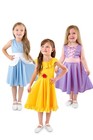 Classic Princess Costume Dress Set - Machine Washable  Pretend Play  Size 6 Medi