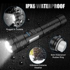10000 Lumen Military Grade Flashlight Led Flashlight Rechargeable Usb Portable