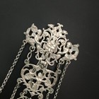 Antique German Nordic Mythology Chatelaine Clip W  Attachments 800 Silver