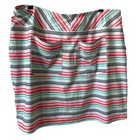 Jofit Golf Skorts Mini Skirt Women Xxl Coastal Green Striped Tennis Prep Nwt