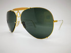 Rare Vintage Ray Ban B l Sharp Shooter Aviator Sunglasses X-large - 65mm