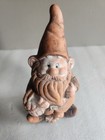 Vintage 9  Tall Lawn Gnome     Gathering Mushrooms