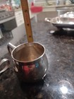 Sterling Baby Cup spoon Monogrammed R O B 3-6-32 On Cup