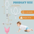 Baby Doorway Jumper Pink Adjustable Infant Bouncer Seat Door Frame Jumper New