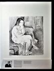 Raphael Soyer Original Hand Signed Pencil Lithograph Stockings Limited Edition