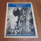 New York Times Magazine 1943  lot Of 3  - World War Ii  Churchill   Eisenhower