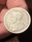 1936 Canada Silver 25 Cents   Worn  