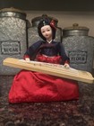 Korean Traditional Handicraft Hanbok Dolls Gayageum 12  Collectible Figure New