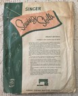 Vintage 1954 Singer Sewing Machine Co Sewing Skills Lessons 1-6 original Packs
