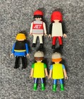 Playmobil People Lot Of 5 Construction Koni Race Figures City