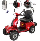Electric Golf Mobility Scooter Four Wheel Travel 1000w 60v 20ah For Adult Senior