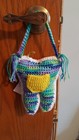 Tooth Fairy Pillow  Handle   Pocket Hand Crocheted Washable Can Be Personalized 