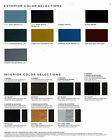 2025 Cadillac Ct4 V Factory Exterior   Interior Colors Selections Brochure New  