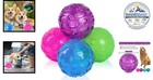 3   Squeaky Dog Toy Balls For Lagre Medium Breed  Indestructible Dog Bal   