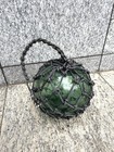 Japanese Large Glass Fishing Float Buoy Ball Object 9 4 In Vintage