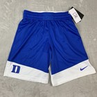 New Nike Dri Fit Duke Blue Devils Shorts Boys Medium Blue Basketball Athletic