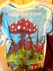 Rare vintage T Shirt 90s Lot Shroomarama  Authentic Eye Dye Tag  L  Excellent 