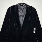Inc International Concept Nwt Velvet Blazer Black Jacket Dark Academia Petite Xl