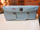 Vintage 1959 Ponytail Tid Bit Kit Blue Vinyl Lunch Box