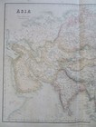Asia Arabia India China Japan Korea C  1860 Fullarton Macpherson Map
