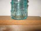 Vintage At t Co  Green Glass Insulator