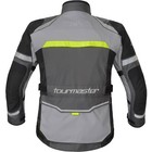 Tour Master Mariner Laminated Textile Motorcycle Jacket   Grey black flo Yellow
