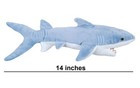 Pack Of 2  14  Mako Shark   13  Hammerhead Plush Toys Soft Stuffed Ocean Animals