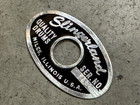 Slingerland Black Silver Niles Vintage Badge Snare Tom Bass Drum 7144  oc4