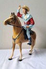 Vintage 1950s Hartland Set Of 4  Roy Rogers  Sgt O rourke  Matt Dillon   Cochise