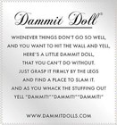 Dammit  Dolls Stress Relief Squishy Classic Camo Doll Gag Gift 12  Nwt