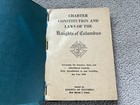 Charter Constitution Laws Knights Of Columbus Amendments Including Year 1948 Vtg