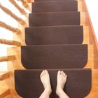 13pc Stair Treads Carpet Mats Step Staircase Non Slip Home Protection Cover Pads