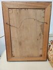 Framed Antique vintage Stamped signed Asian chinese Art On Silk