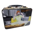 I Love Lucy Metal Lunch Box Tin Tote Vandor Tv Show Collectible Black Retro