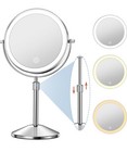 Vanity 7inch Mirror With Lights Rechargeable 1x 10x Double Sided Mirror